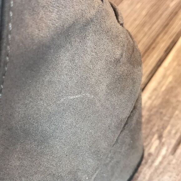 JOURNEE Leeda Grey Faux Suede Boots 7M - Picture 10 of 14